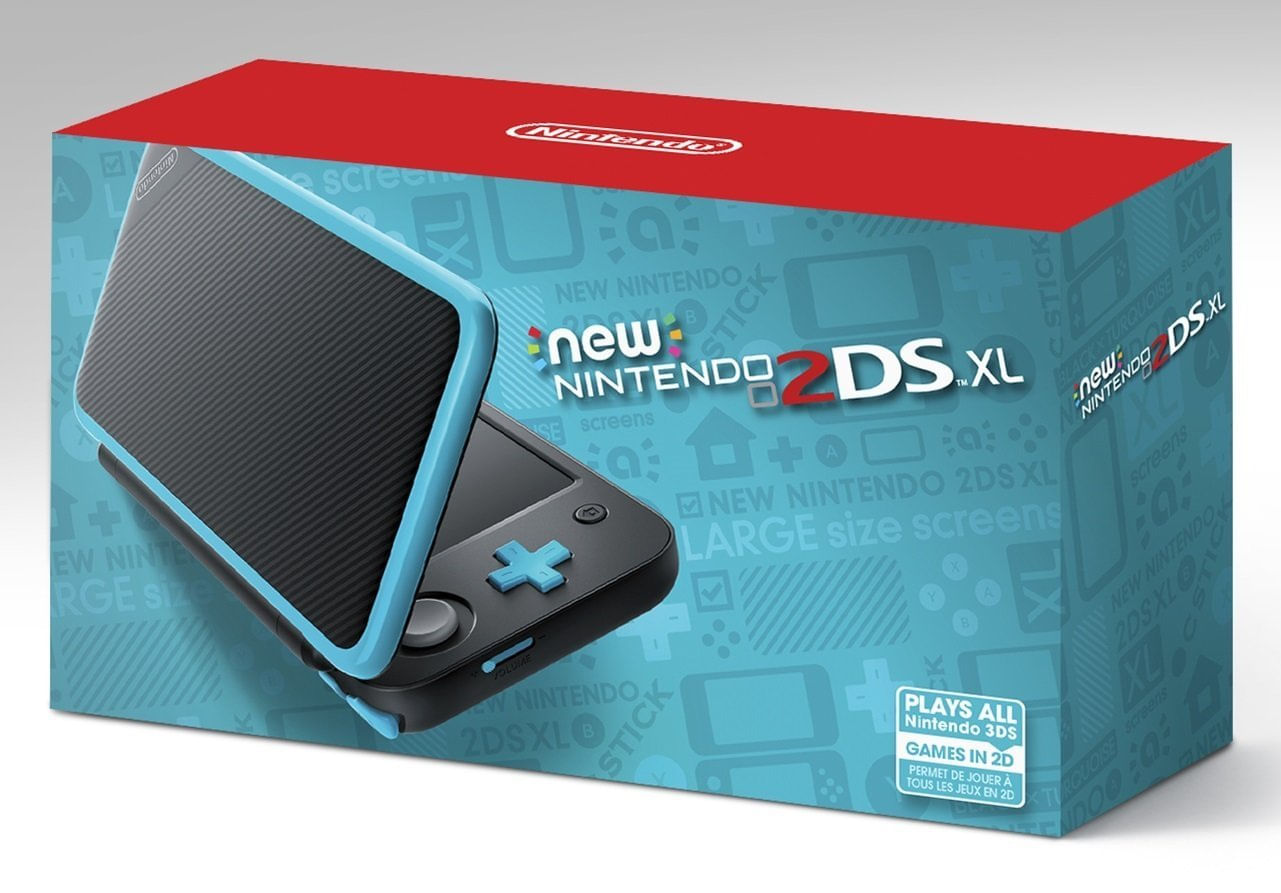 Recondicionado Consola De Jogos Nintendo New 2DS XL Preto+Turquesa