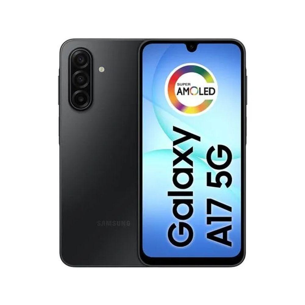 Celular Samsung Galaxy A17 5G Com IA, 128GB, 4GB RAM, Câm De 50MP, Tela De 6.7, NFC, IP54 - Preto