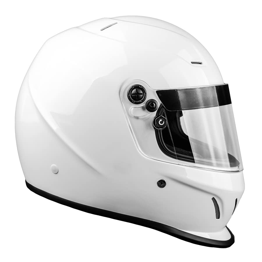 Capacete De Corrida Typhoon Helmets Snell Sa2020 Full Face White
