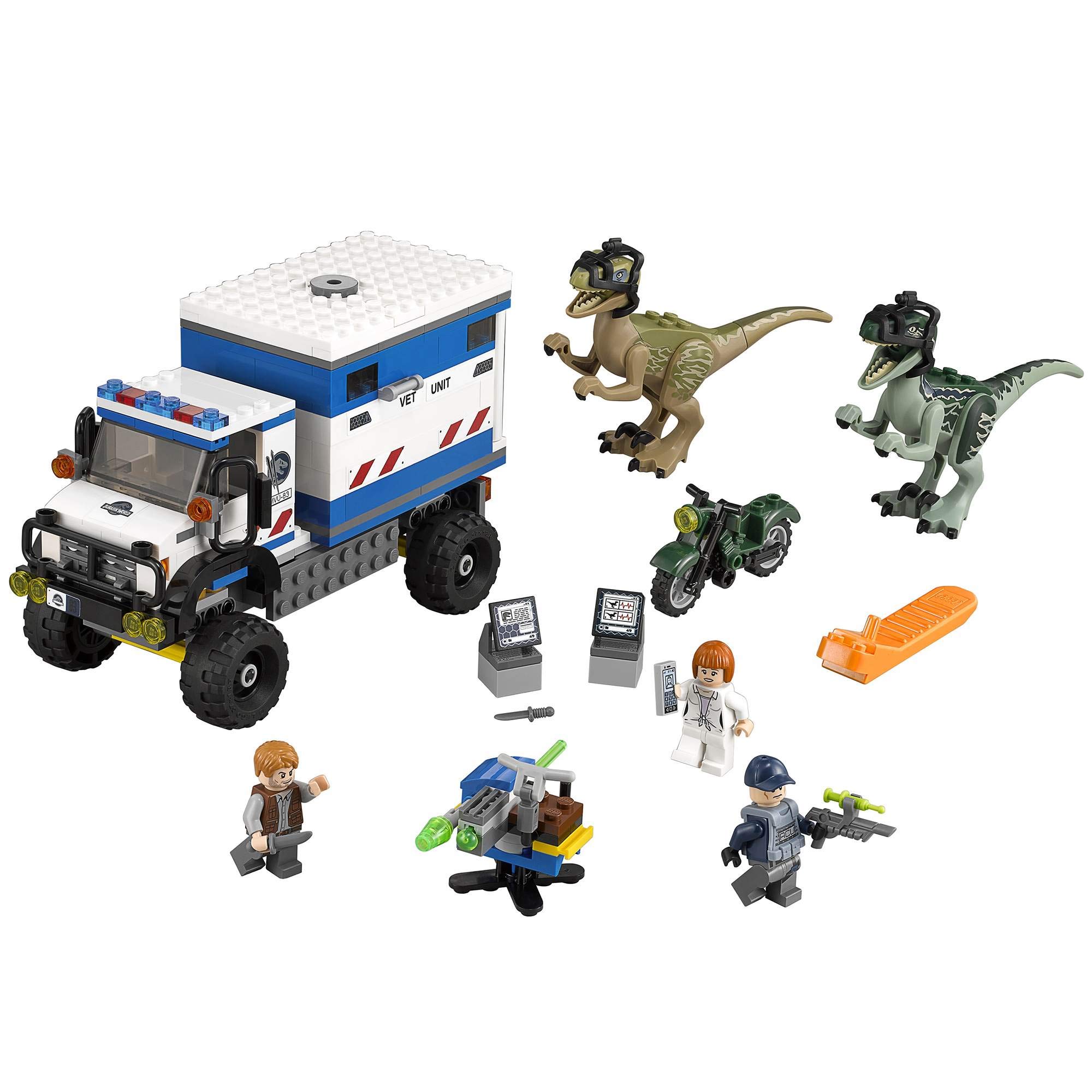 Kit De Construção Lego Jurassic World Raptor Rampage 75917