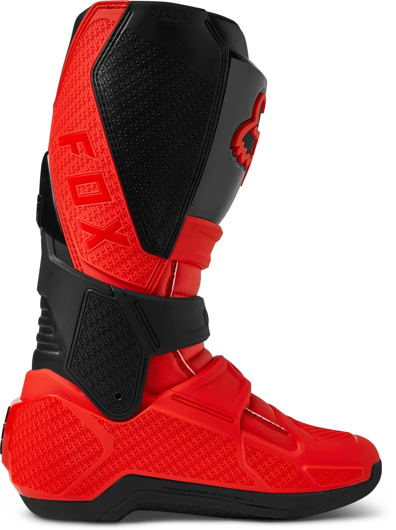 Botas De Motocross Fox Racing Motion Flo Vermelhas Tamanho 12