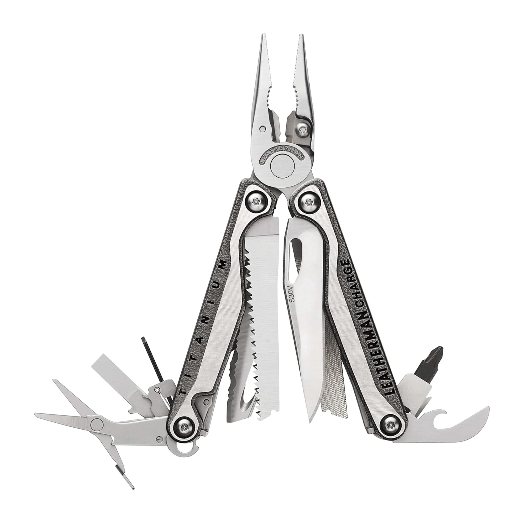 Aço Inoxidável Multiferramenta Leatherman Charge Plus Tti 19 Em 1
