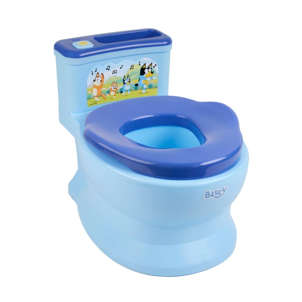 Entrenador De Baño Bluey Playtime Para Piso Con Sonido