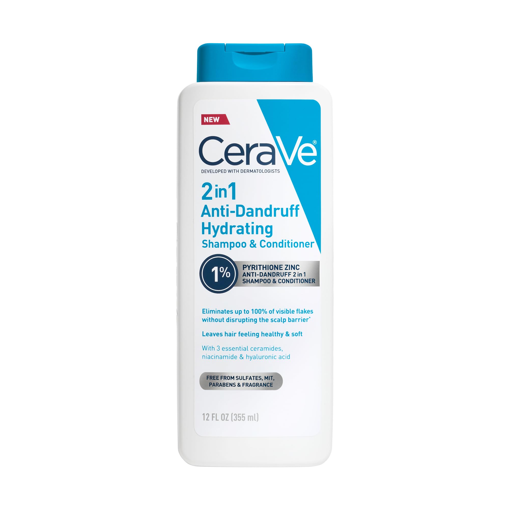 Shampoo E Condicionador Cerave 2 Em 1 Hidratante Anticaspa