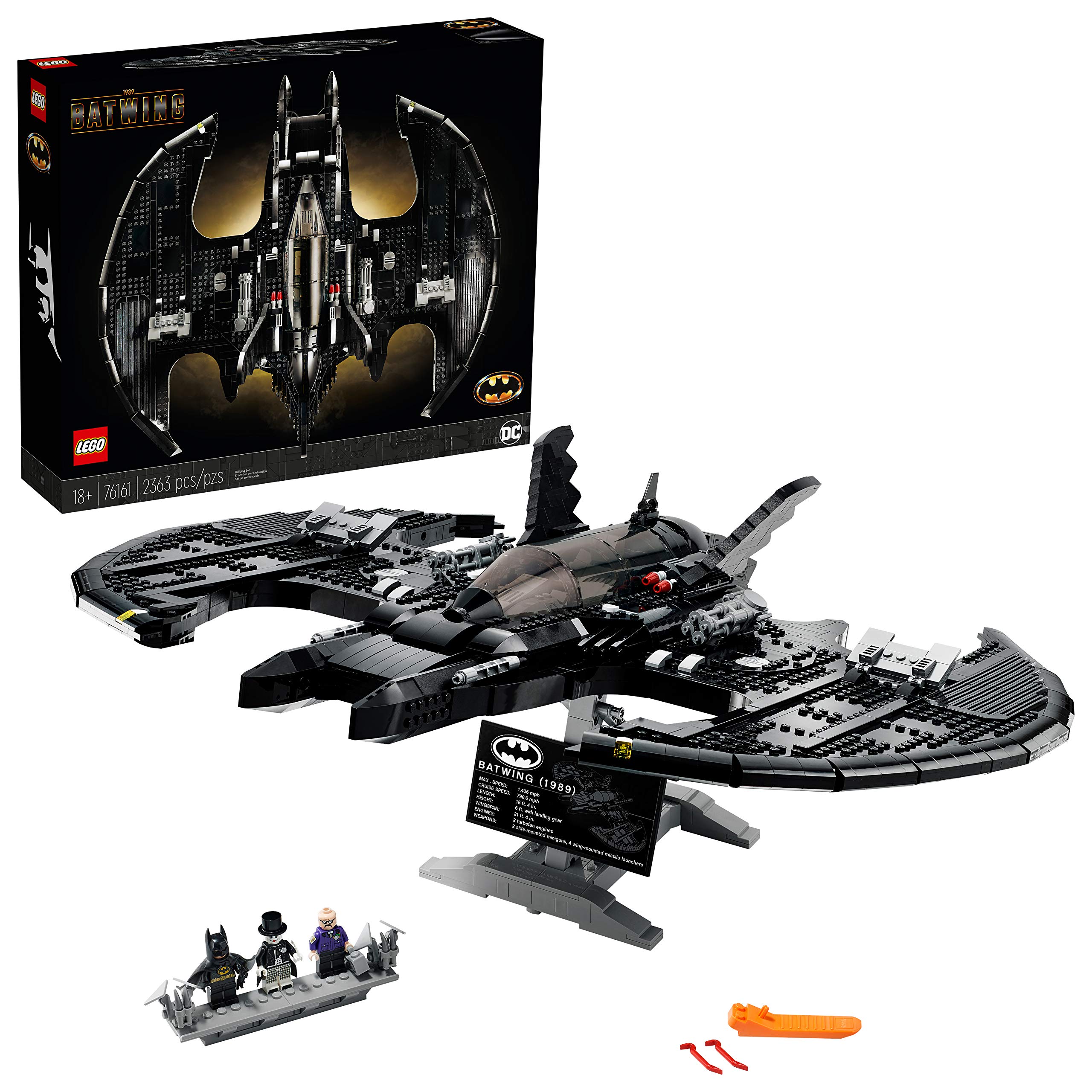 たーたん Brinquedo De Construção Lego 76161 Batman 1989 Batwing Set - Carrefour