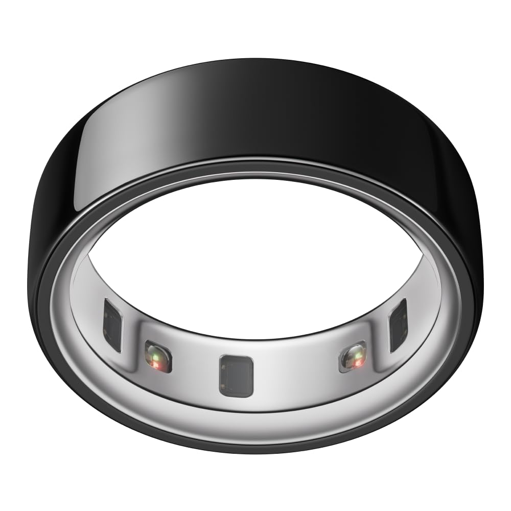 Rastreador De Frequência Cardíaca Smart Ring Oura Ring 4 Black Size 10 Sleep