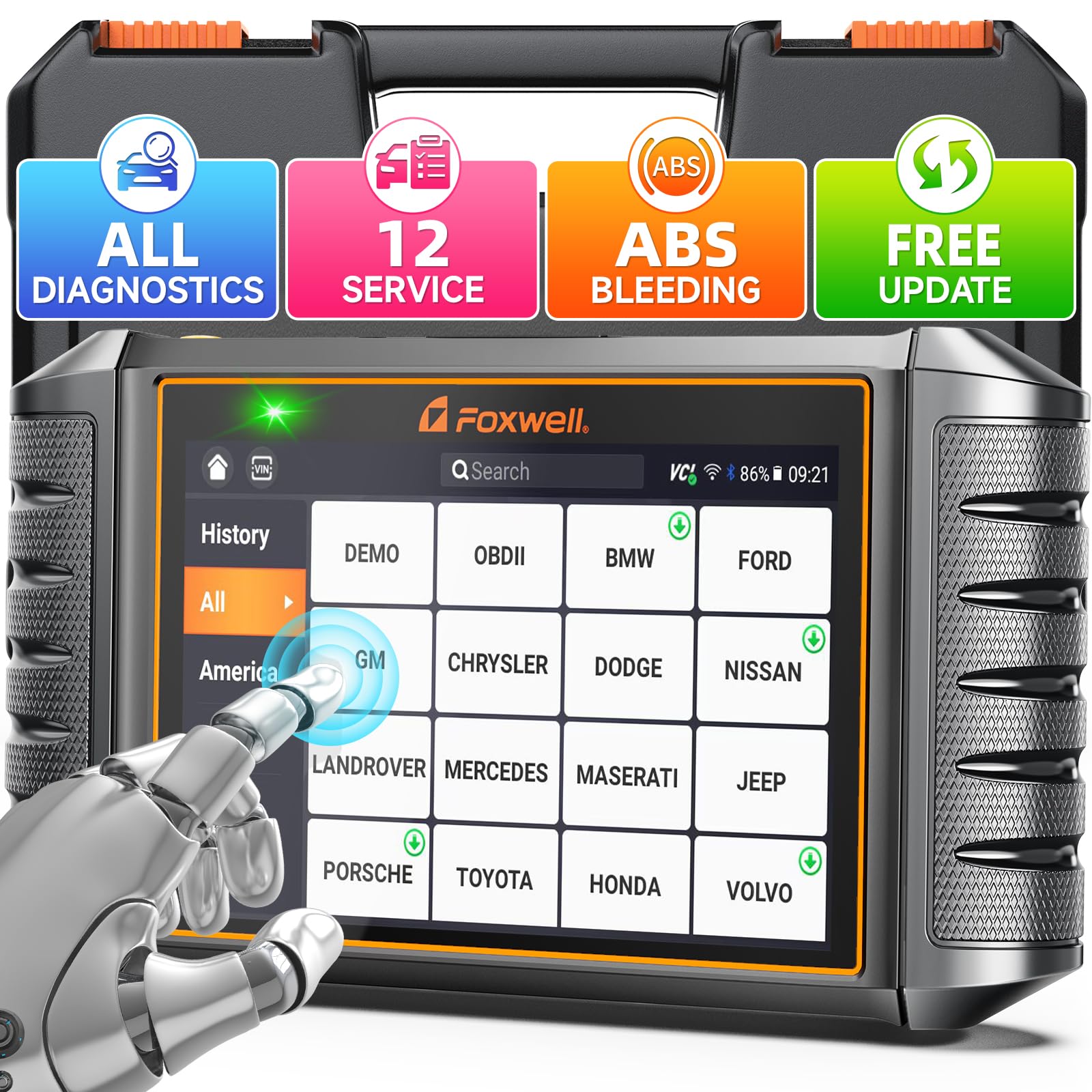 Scanner Obd2 Foxwell Nt726 All System Code Reader 2024