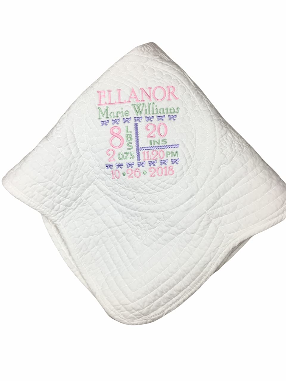 Manta Little Lulus Regalos Con Estadísticas De Nacimiento Para Recién Nacido