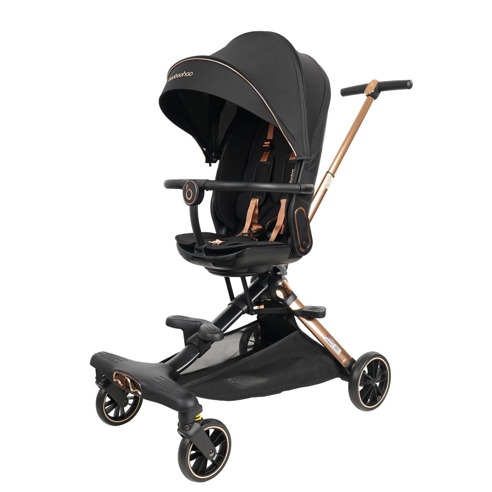 Carrinho De Bebê Dobrável Bakisu Em Liga Leve De Alumínio