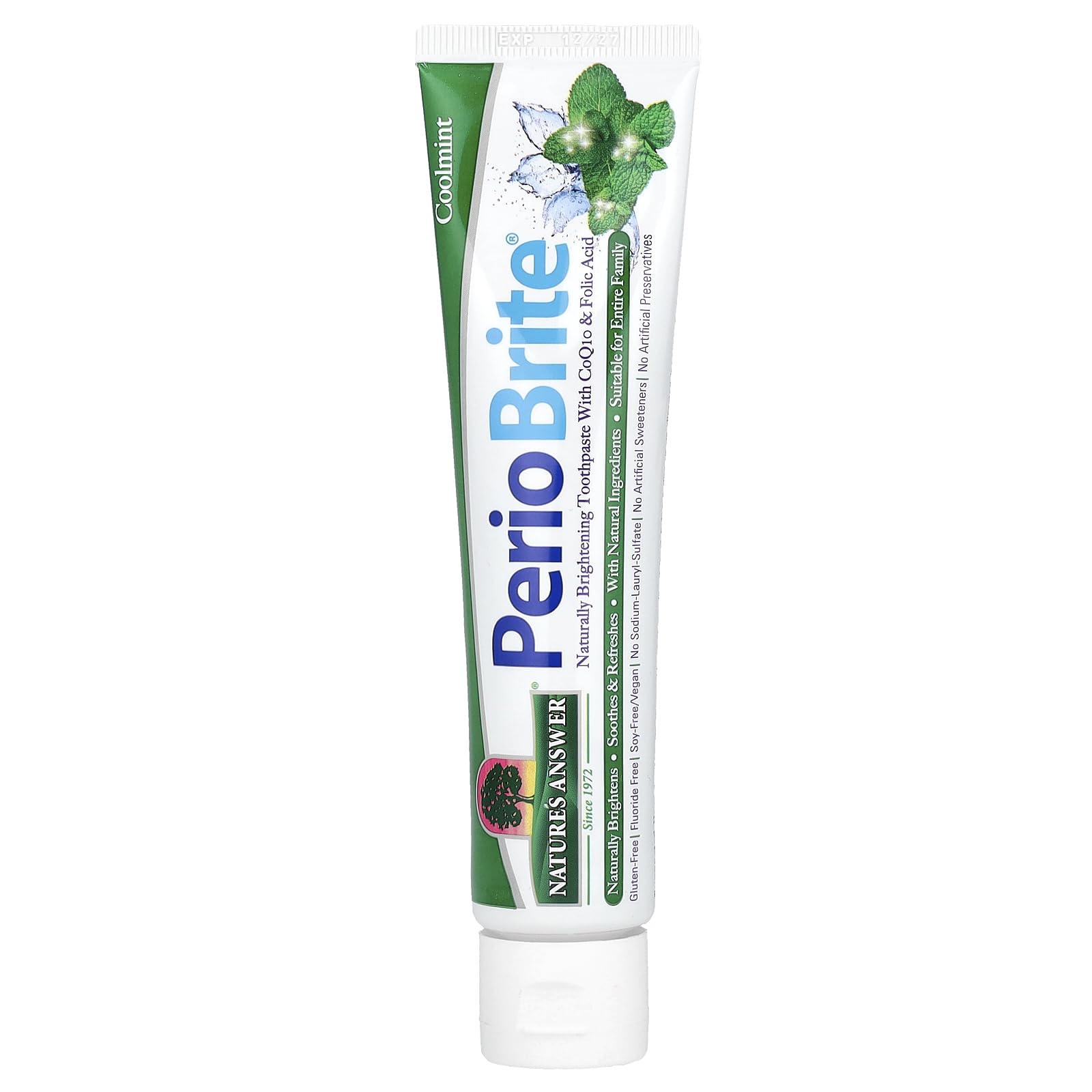 Pasta Dental Nature's Answer Periobrite 120 Ml Blanqueadora