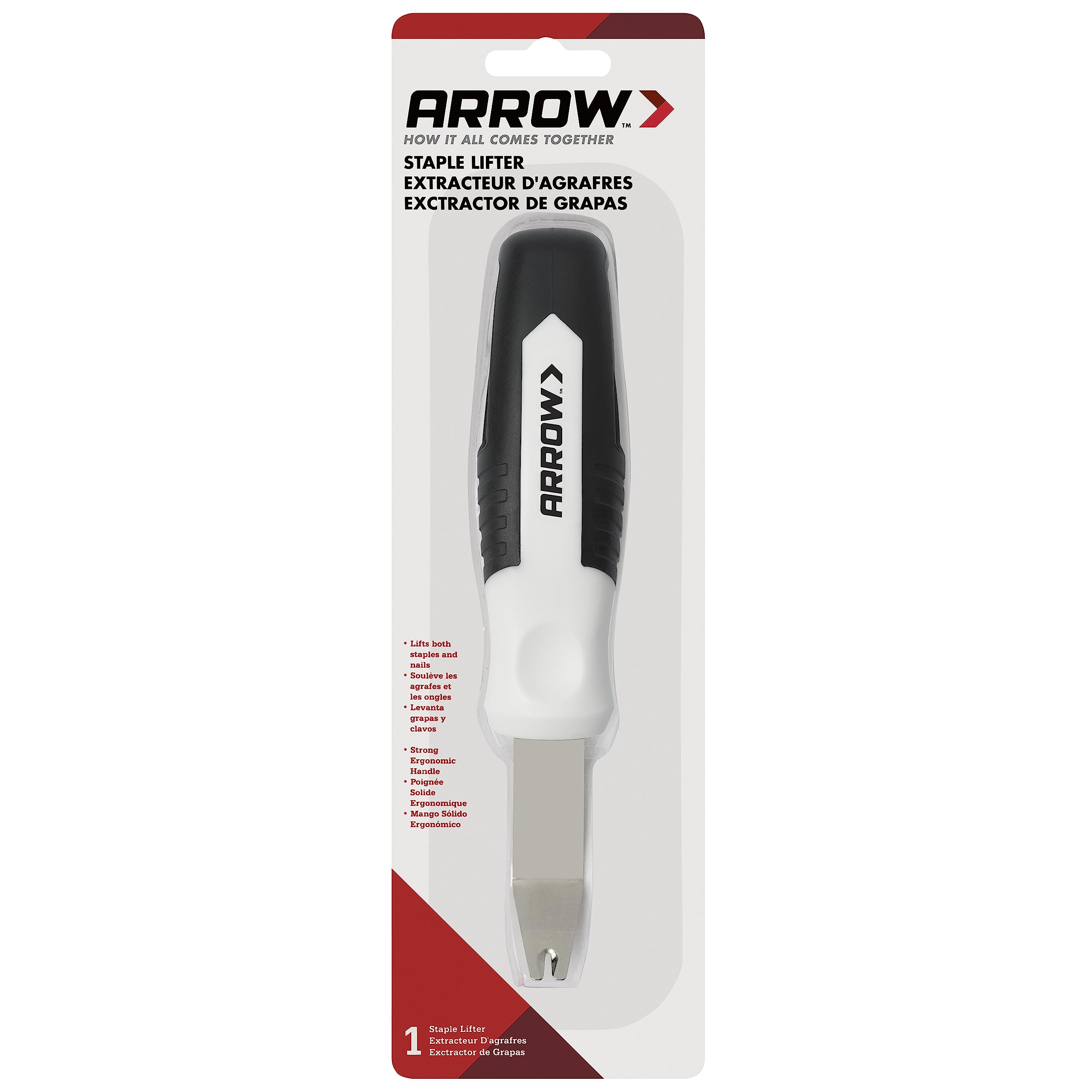 Elevador De Aço Inoxidável Arrow Sl24d Com Removedor De Grampos