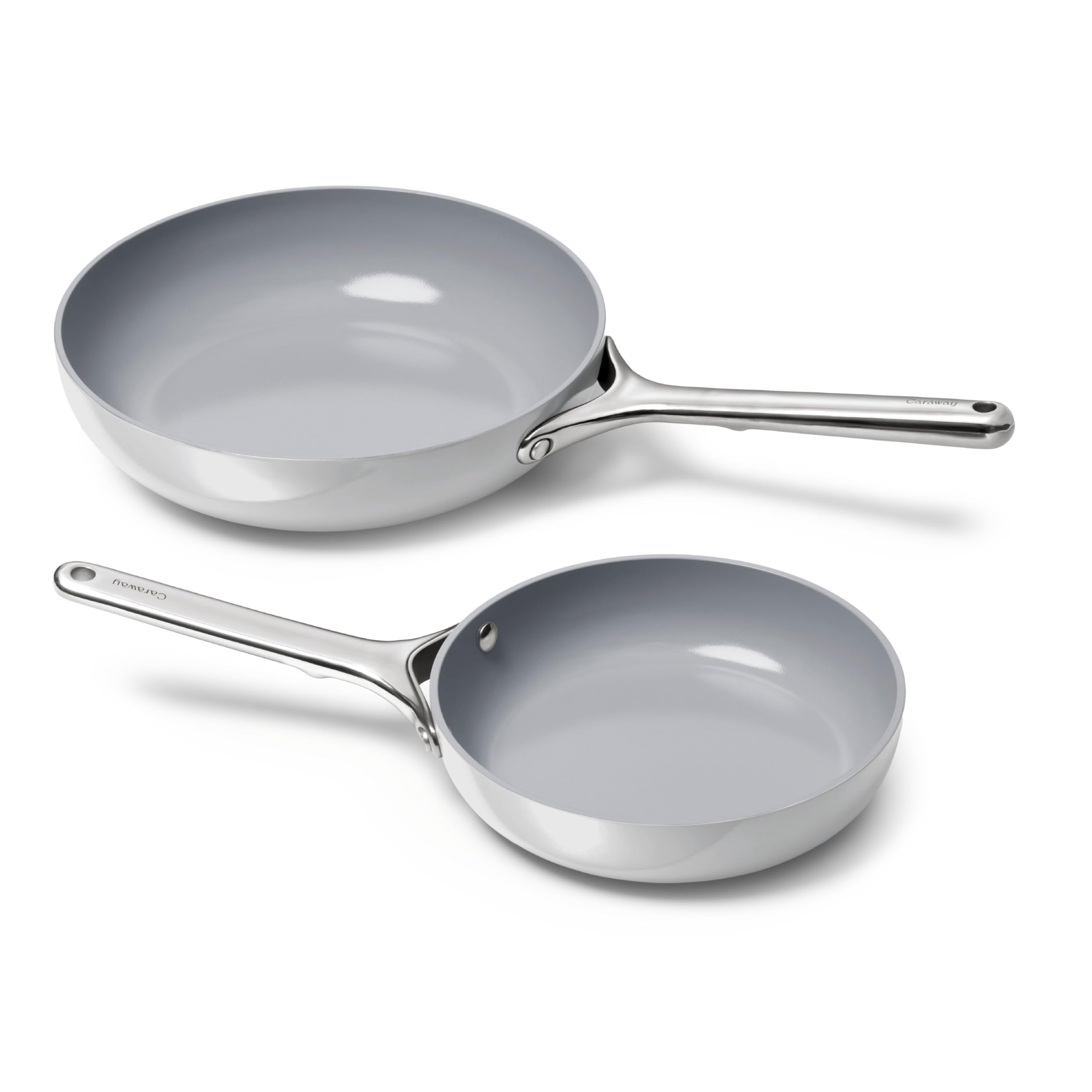 Sartén Dúo Caraway Antiadherente Cerámico 20 Y 26 Cm Gris
