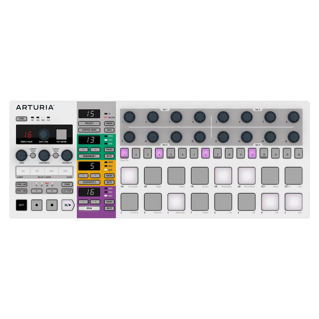Controlador E Sequenciador Arturia Beatstep Pro Com Software