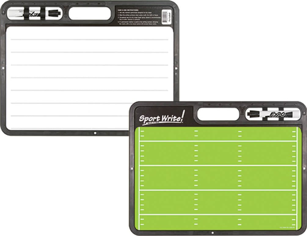 Dry-erase Board Sport Write Pro Football For Coach