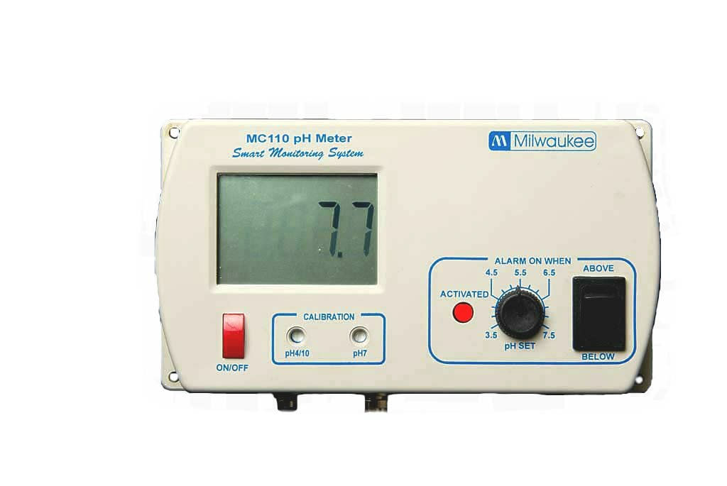 Monitor De Ph Milwaukee Mc110, 0.0-14.0 Ph, Precisión De +/-0.2 Ph