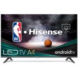 Smart Tv Android Hisense Série A4 32" Hd 720p 2022 Preta