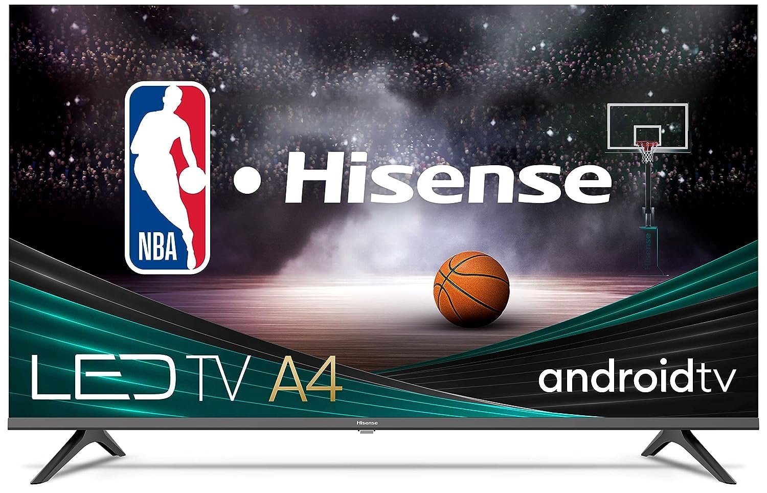 Smart Tv Android Hisense Série A4 32" Hd 720p 2022 Preta