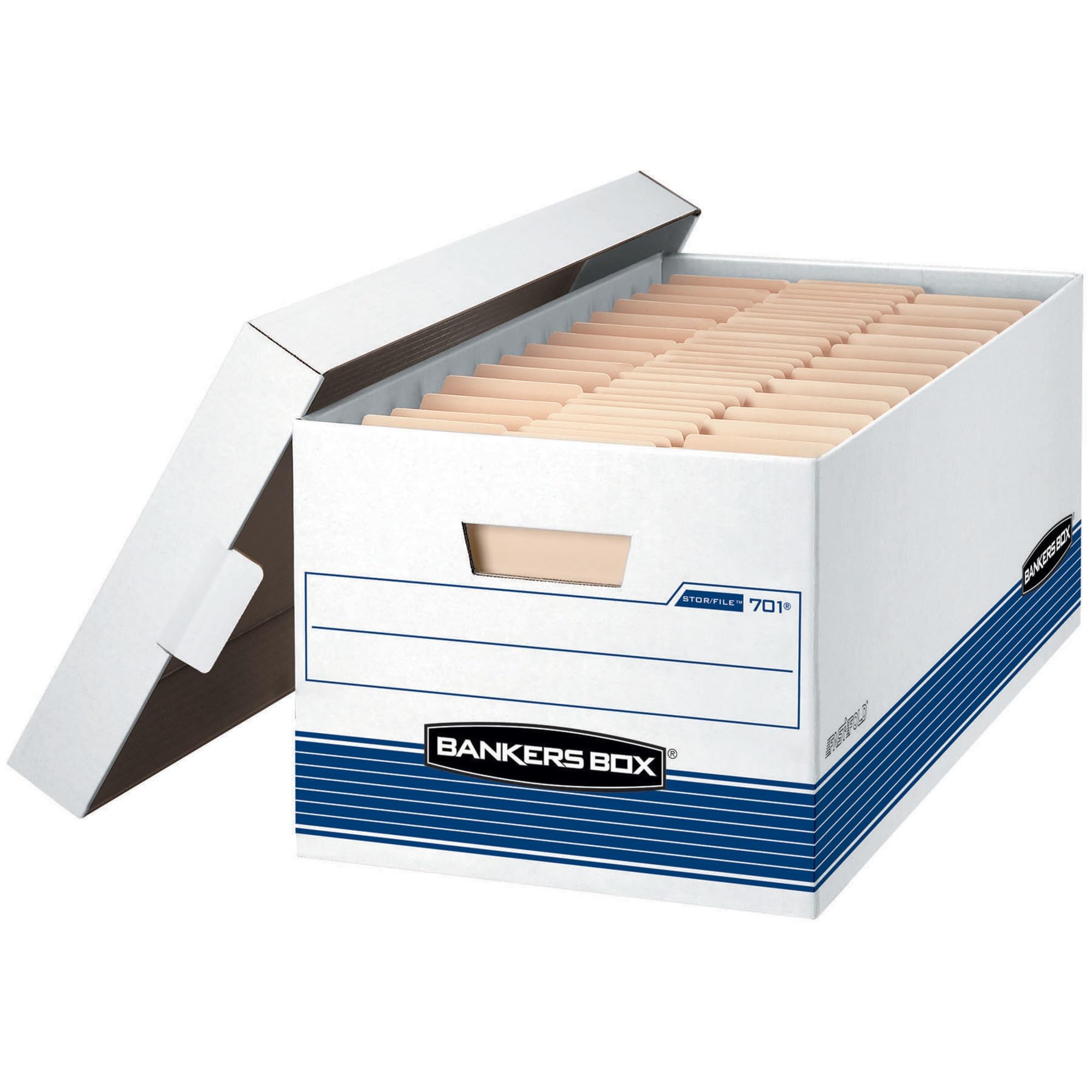 Caixas De Armazenamento De Arquivos Bankers Box Stor/file Medium-duty, Pacote Com 20
