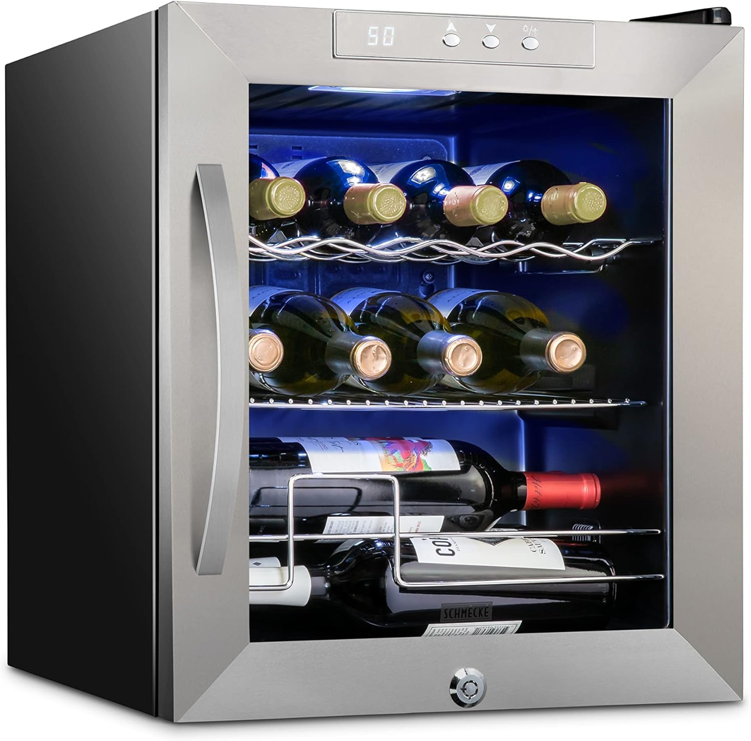 Refrigerador De Vinho Schmécké 12 Garrafas Com Fechadura