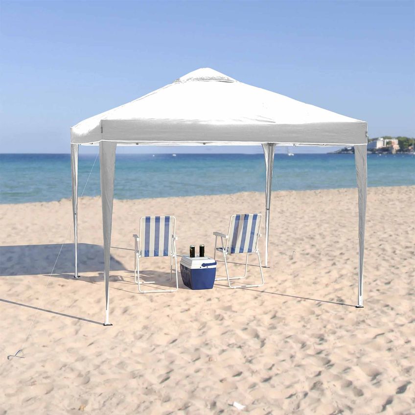 Tenda Gazebo 3x3m Articulada Alumínio Praia Camping Com Bolsa - imagem 5