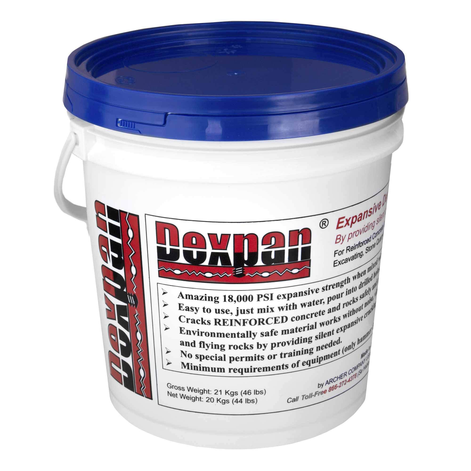 Argamassa De Demolição Expansiva Dexpan Dexpan44bkt3 Balde De 20 Kg