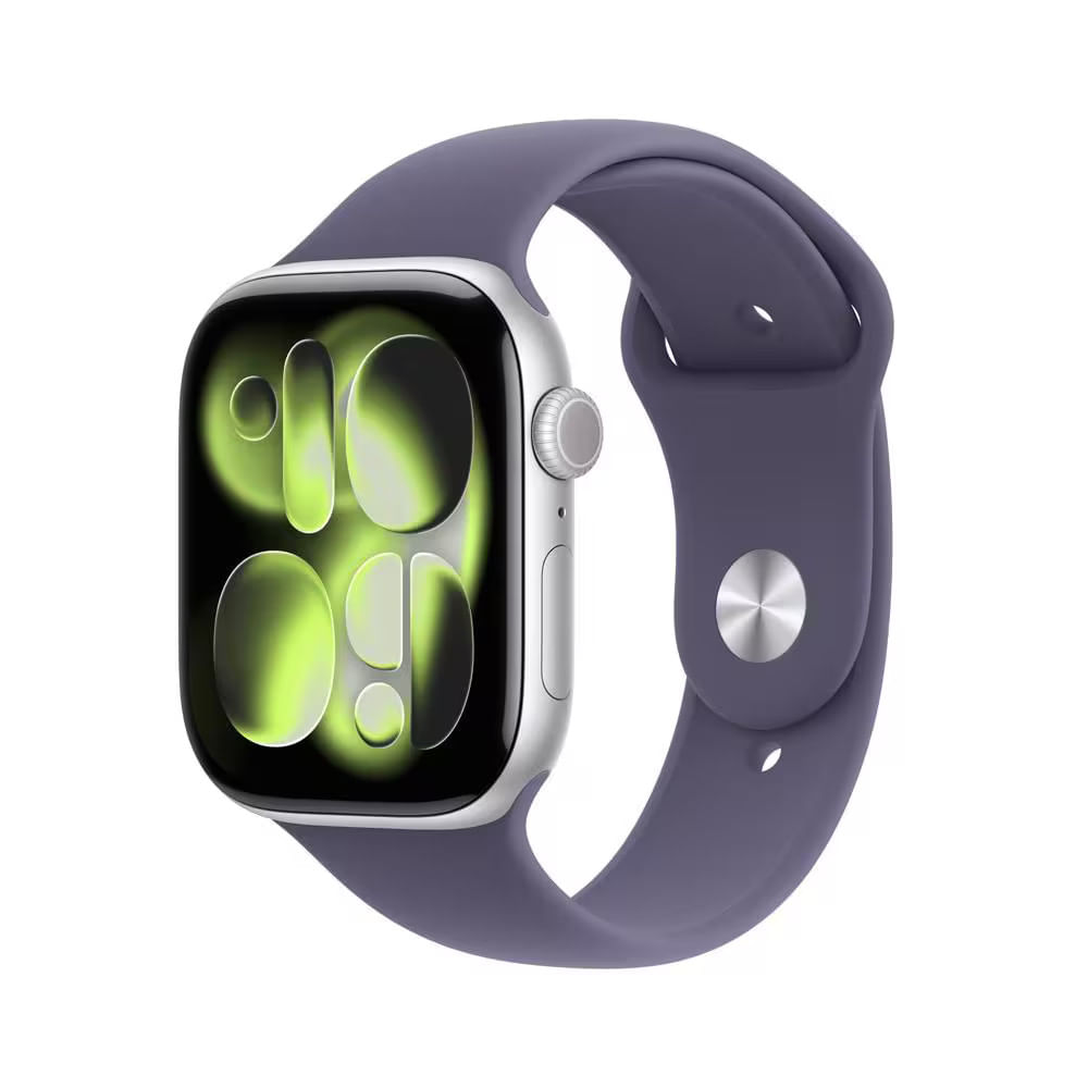Apple Watch Series 11 Gps 46mm Prateado Pulseira M/g Esportiva