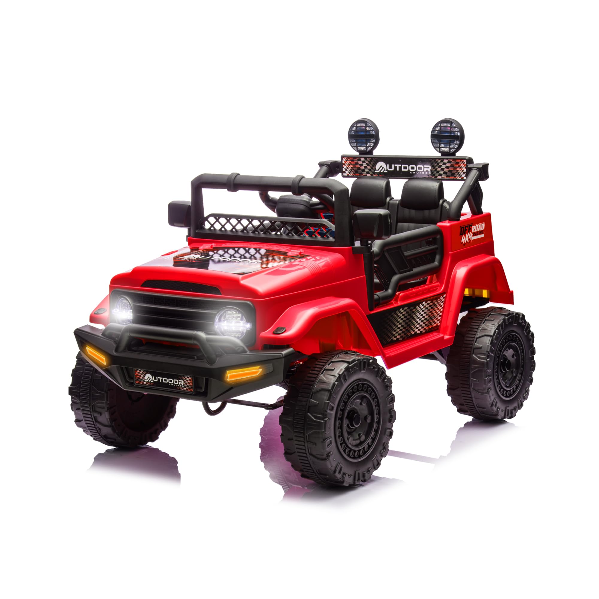 Kids Ride-on Car Outdoorcruiser 12v Com Controle Remoto Vermelho