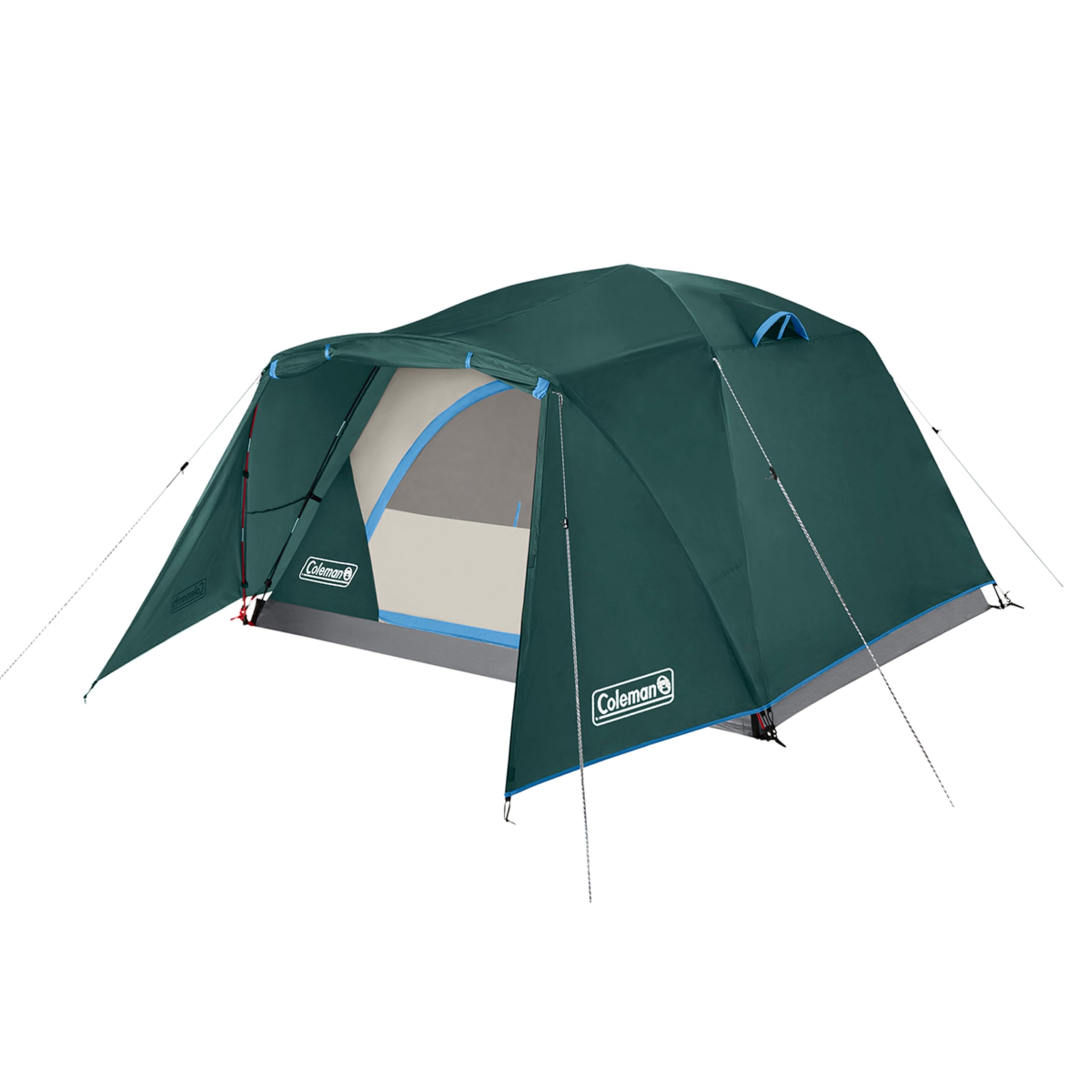 Tenda Coleman Skydome À Prova De Intempéries Para 4/6 Pessoas Com Vestíbulo
