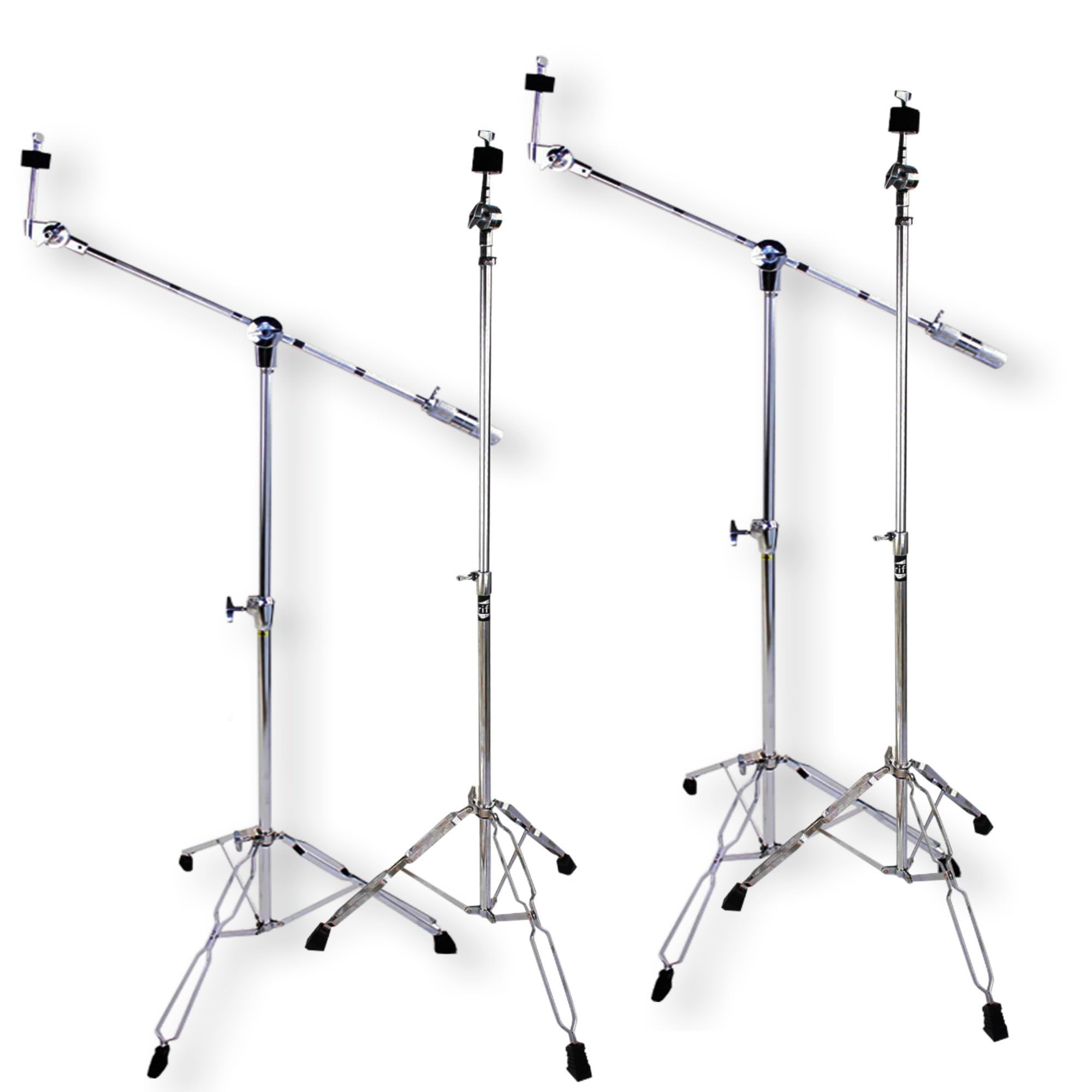 Conjunto Combinado Cymbal Boom Stand E Straight Cymbal Stand, Pacote Com 4