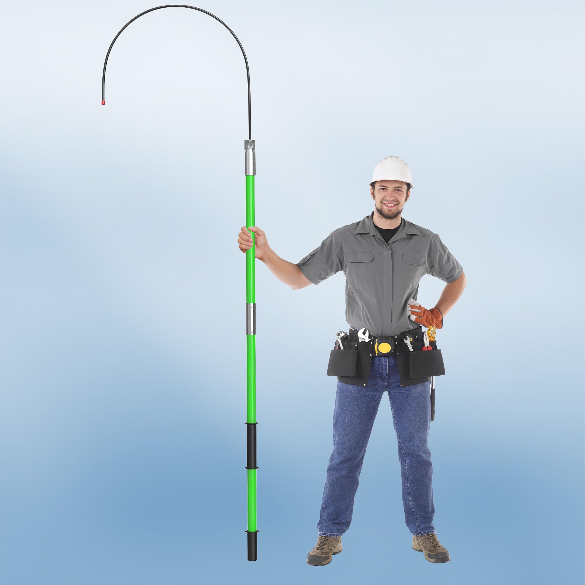 Rescue Hook Mounleve 3.3m Electricista Tools Isolated 380v