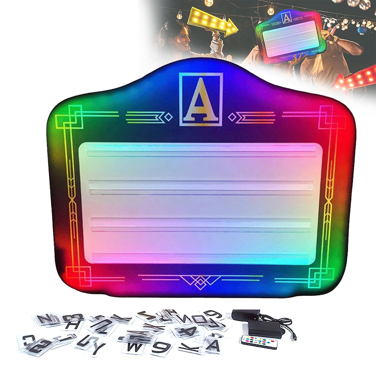 Letter Bottle Presenter Vip Bottle Service Sign