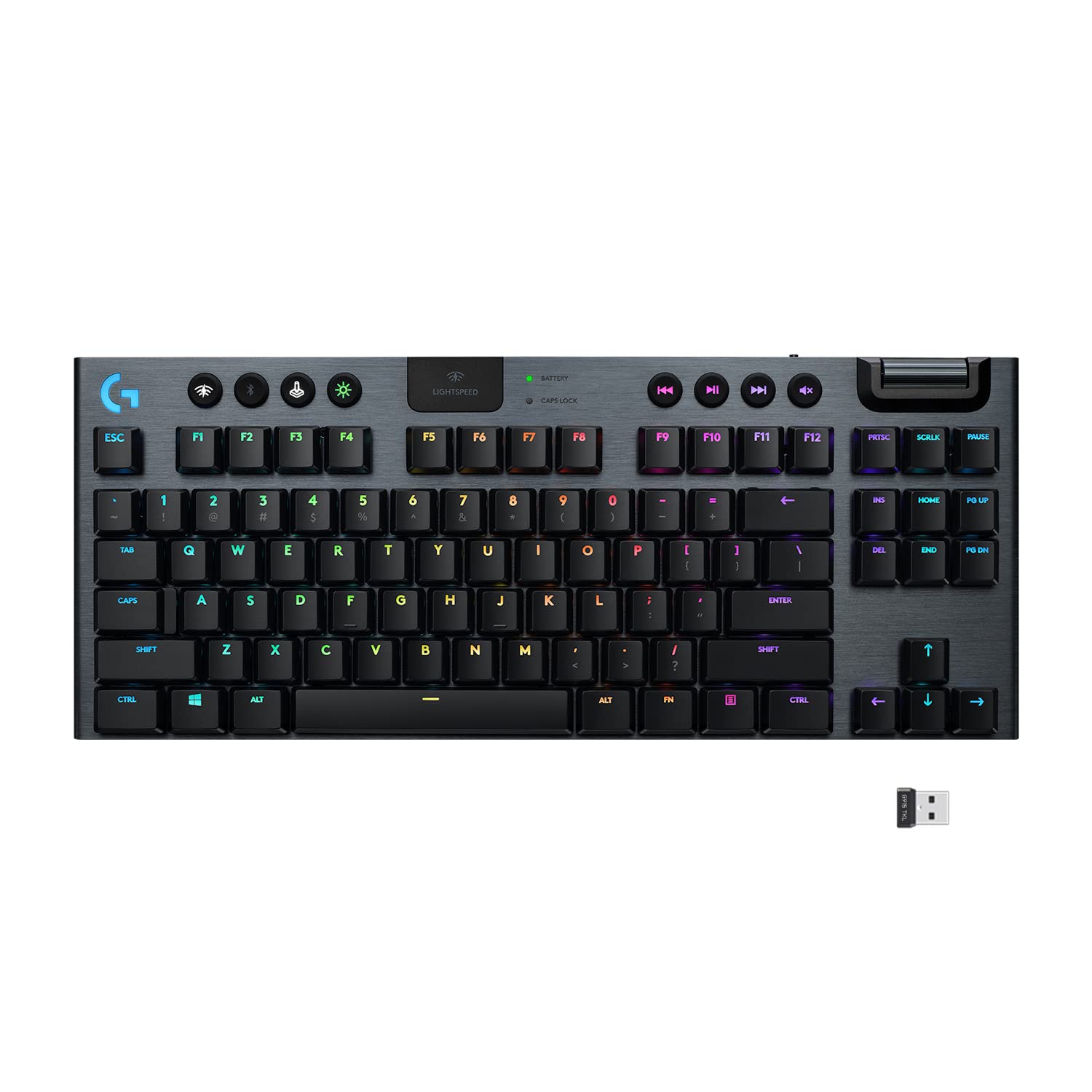 Teclado Logitech G915 Tkl Tenkeyless Wireless Rgb Clicky