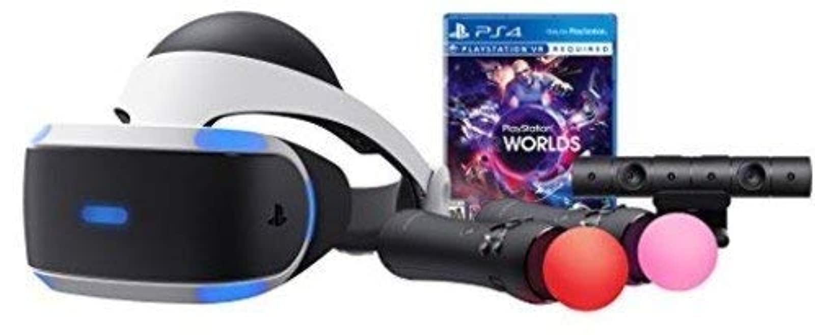 Recondicionado Pacote De Fones De Ouvido De Realidade Virtual Sony Playstation Vr Worlds