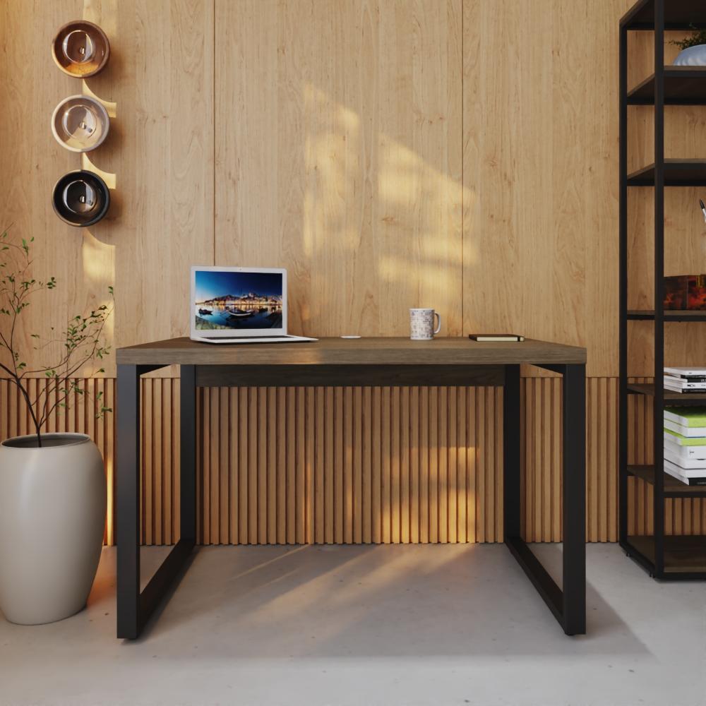 Mesa Operacional 120x70x75cm Yon - Nogueira/est.preta