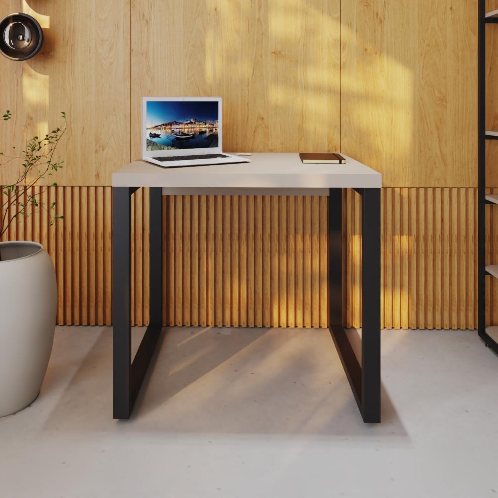 Mesa Operacional 80x60x75cm Yon - Off White/est.preta