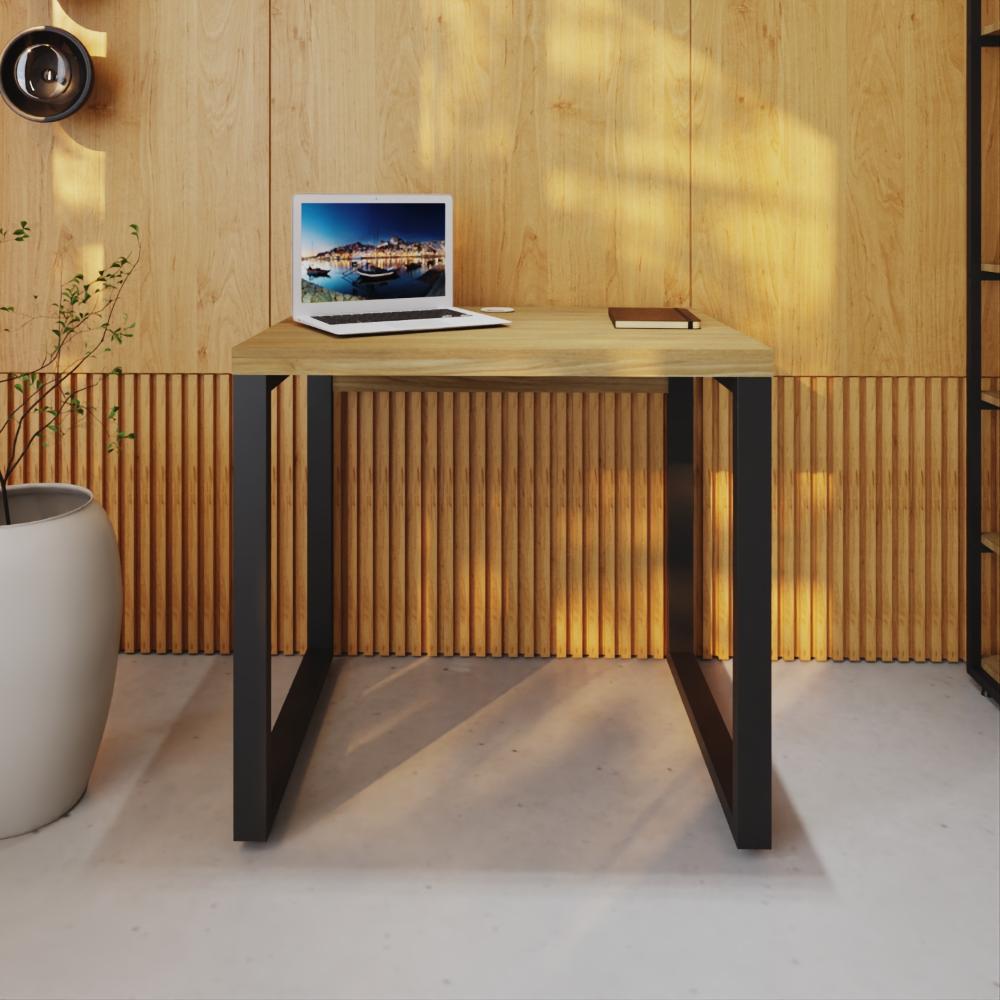 Mesa Operacional 80x60x75cm Yon Vermont Oak/est.preta