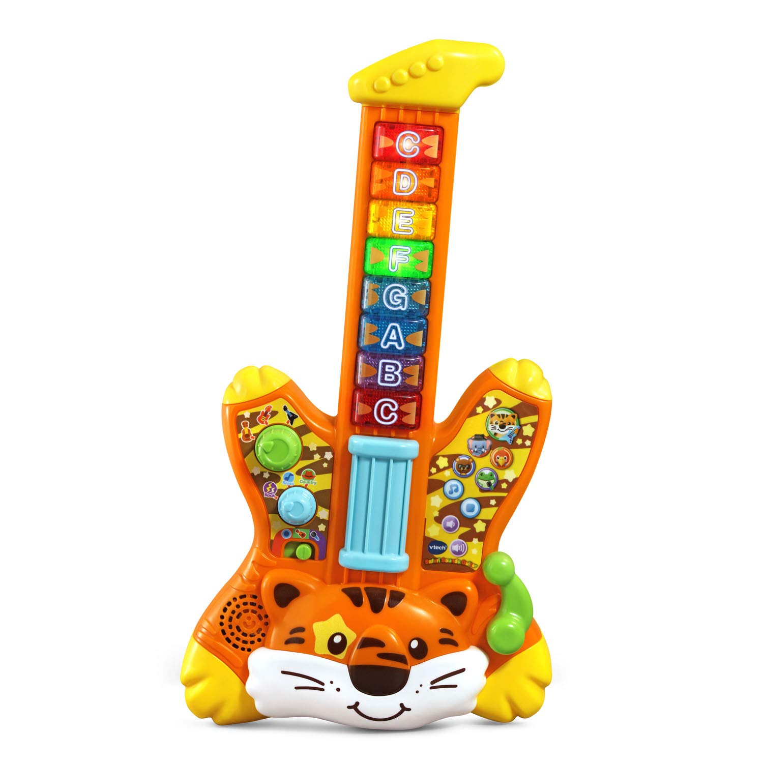 Guitarra De Brinquedo Vtech Zoo Jamz Tiger Rock, Laranja 1,5-4 Anos