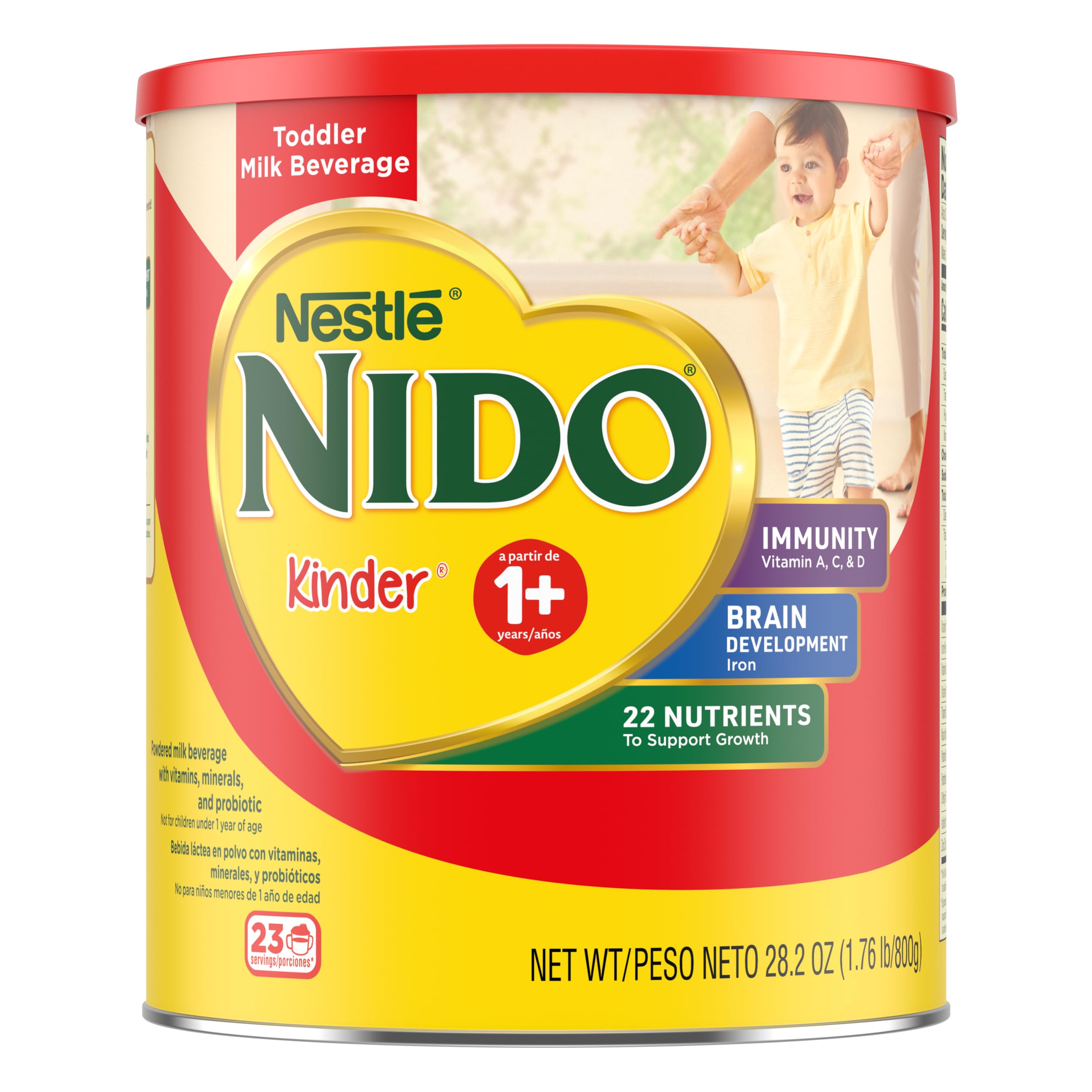 Bebida De Leite Em Pó Nido Nestle Kinder 1+ 800g