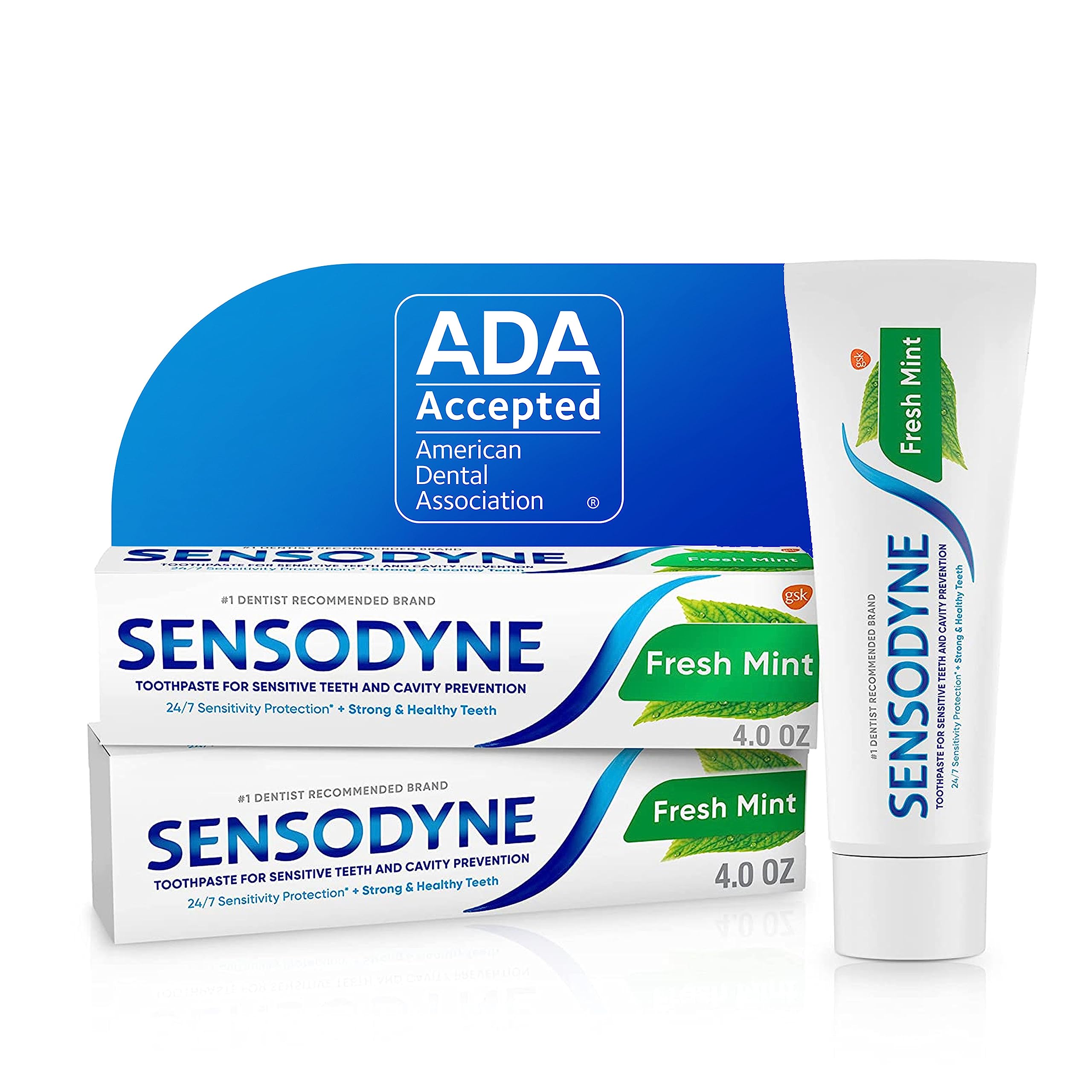 Pasta De Dentes Sensodyne Fresh Mint Sensitive 118 Ml (pacote Com 2)