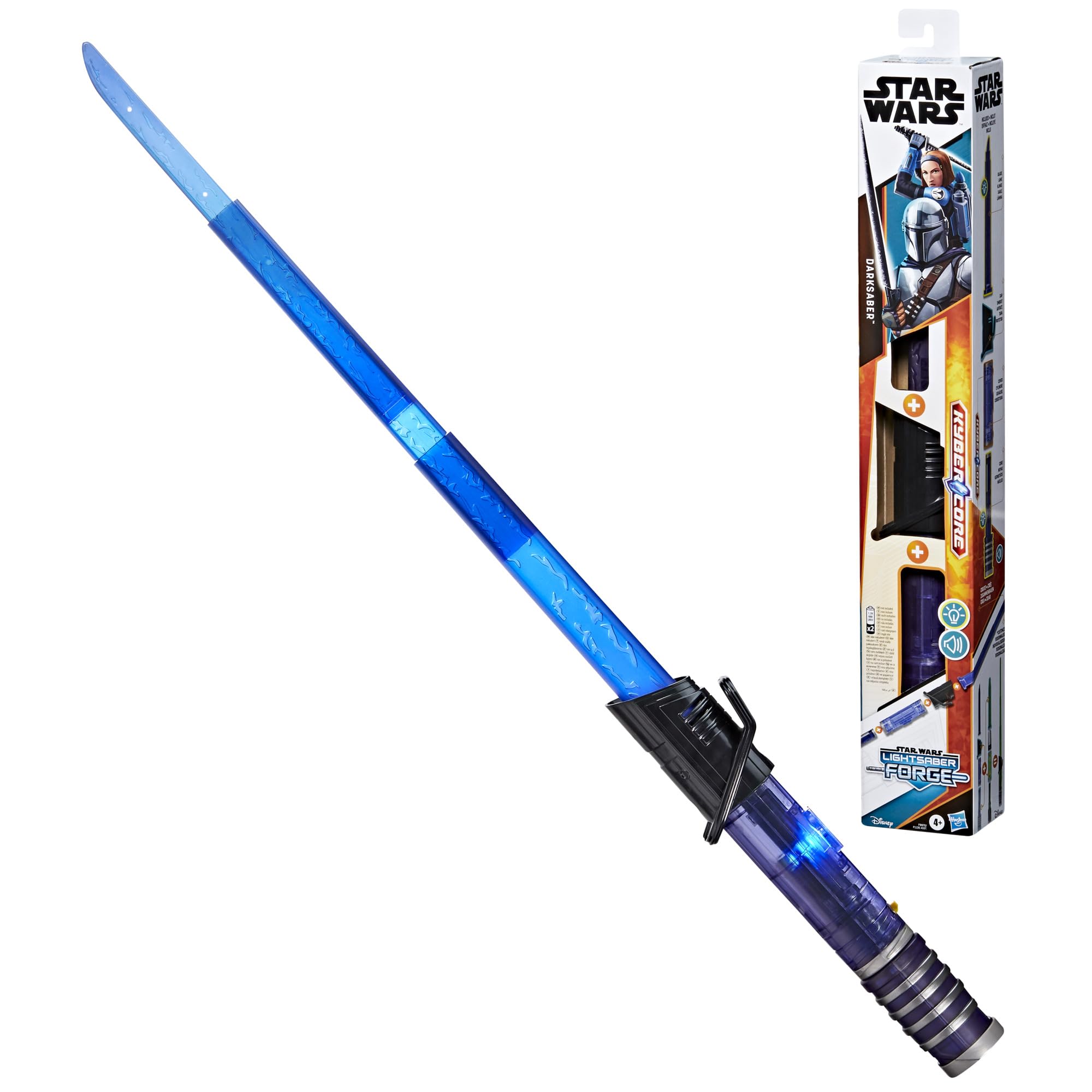 Sabre De Luz De Brinquedo Star Wars Forge Kyber Core Darksaber Kids 4+