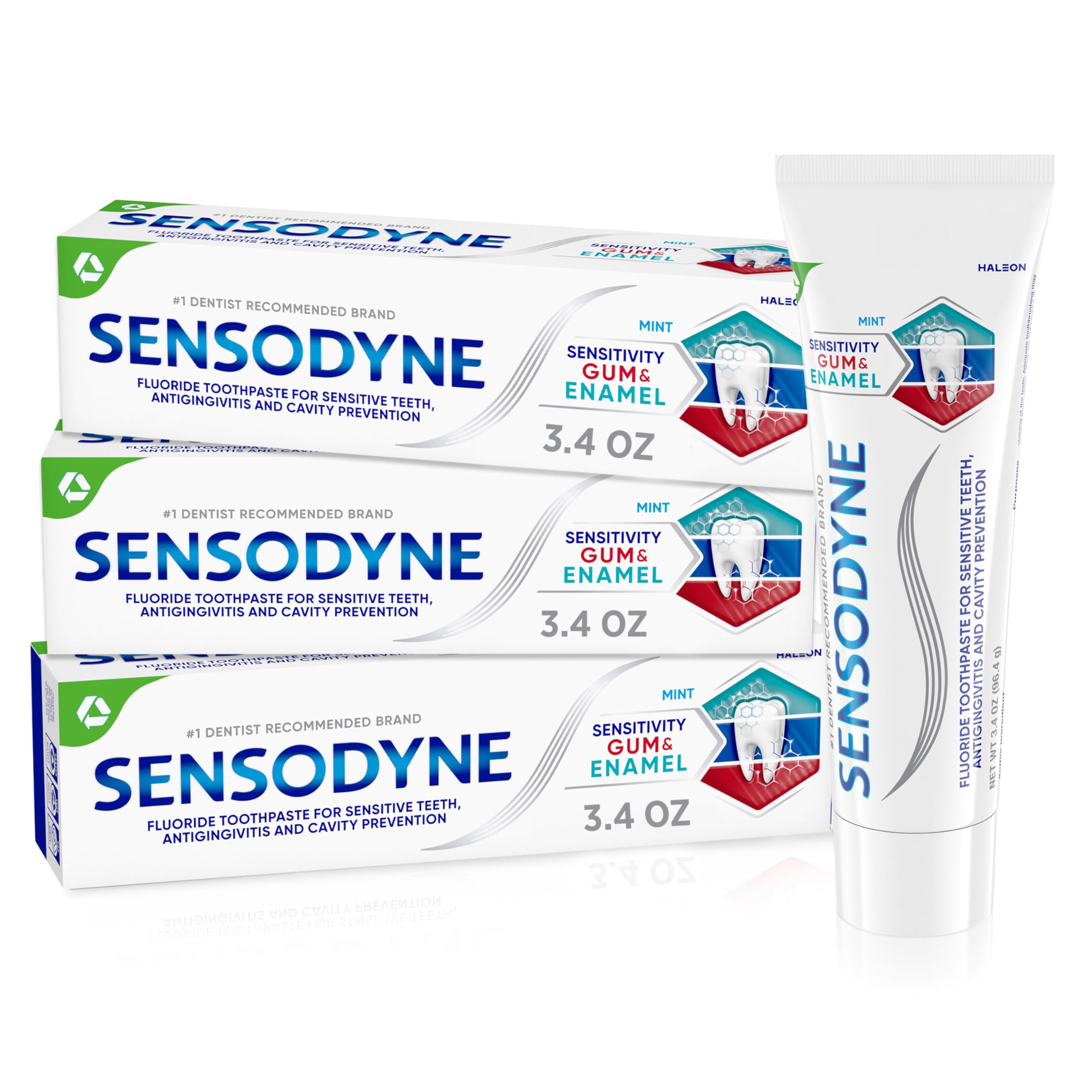 Creme Dental Sensodyne Sensitivity Gum And Enamel 100ml X 3