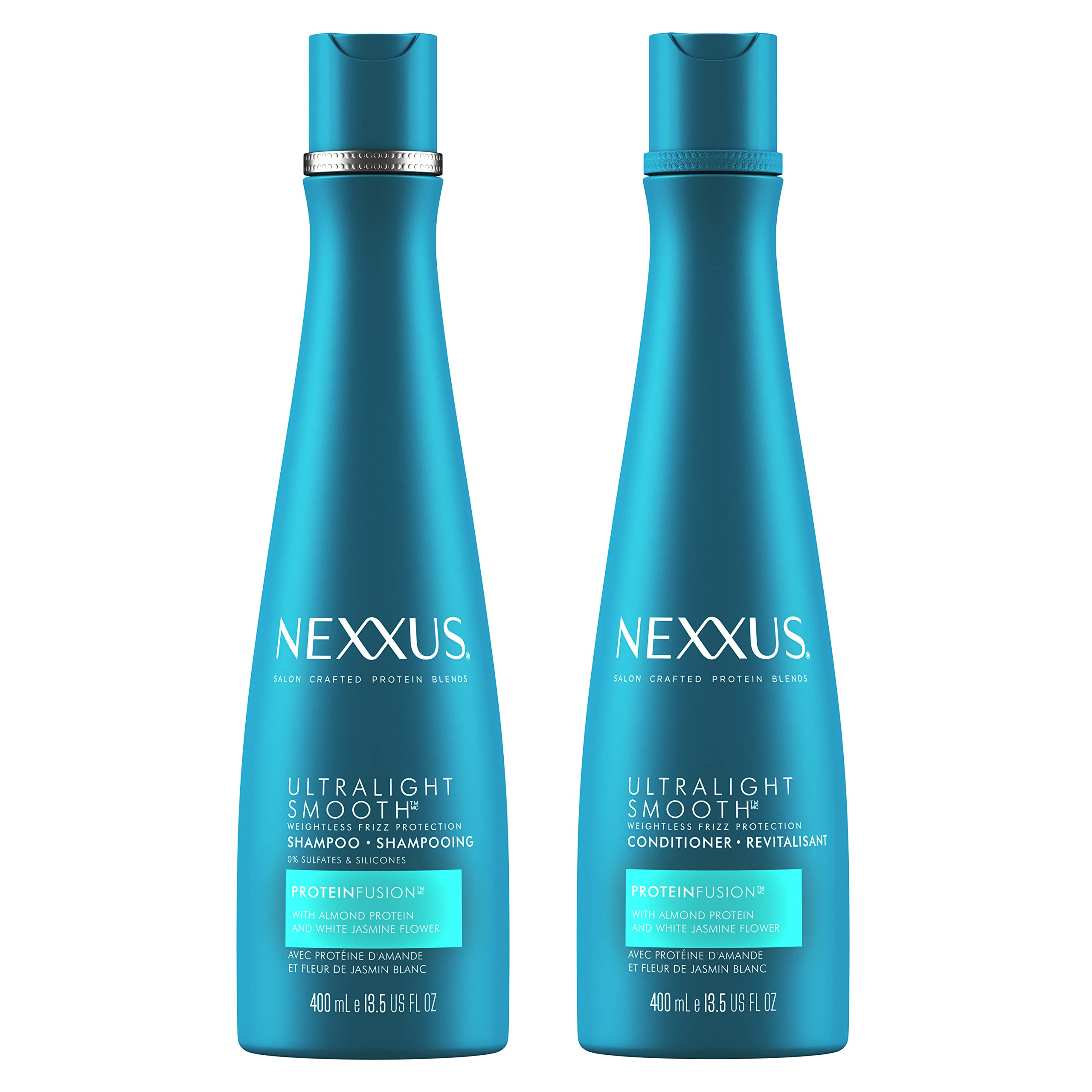 Shampoo E Condicionador Nexxus Ultralight Smooth 400ml X2