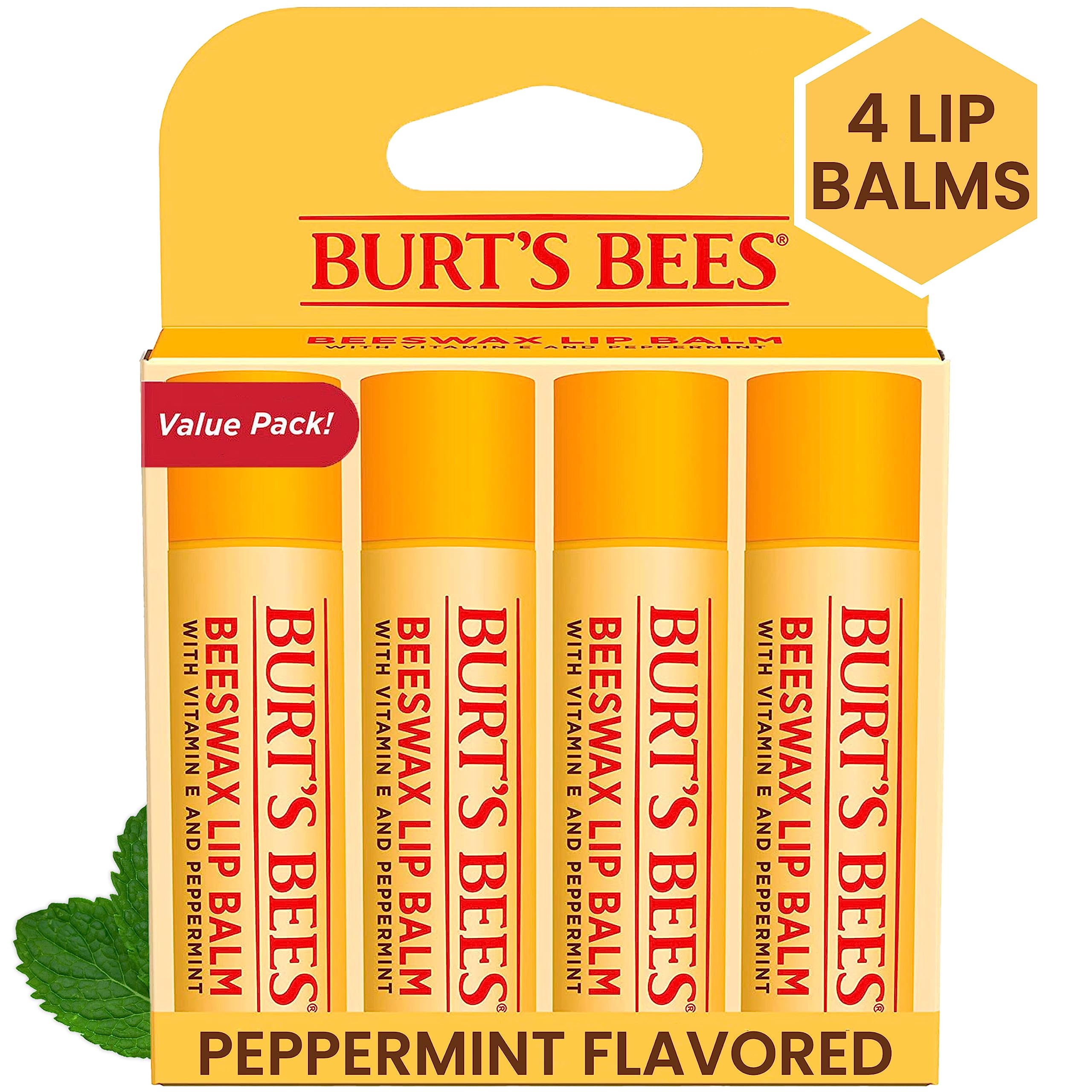Bálsamo Labial Burt's Bees Original Bees Com Vitamina E E Hortelã
