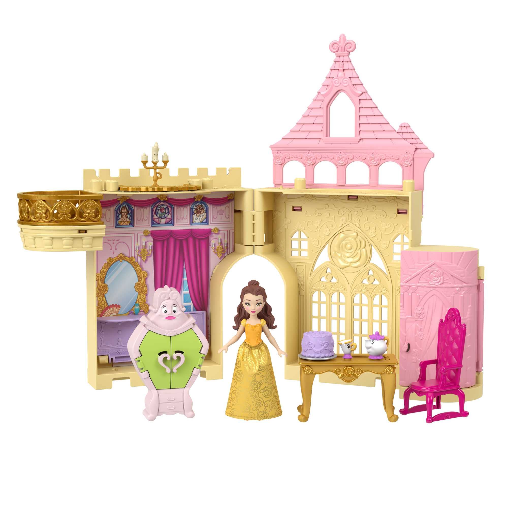 Casa De Bonecas Mattel Disney Princess Storytime Stackers Belle's Castle