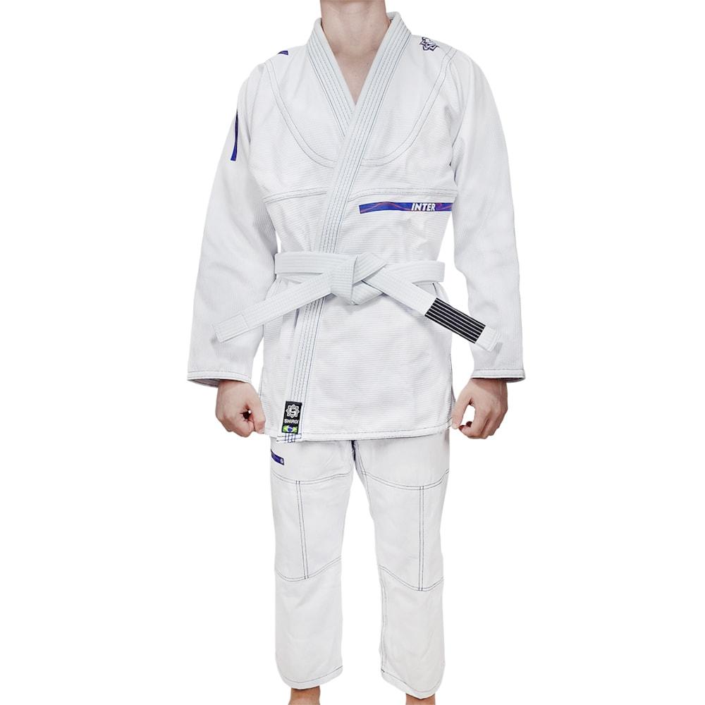 Kimono Jiu Jitsu Shiroi Inter Trançado Adulto
