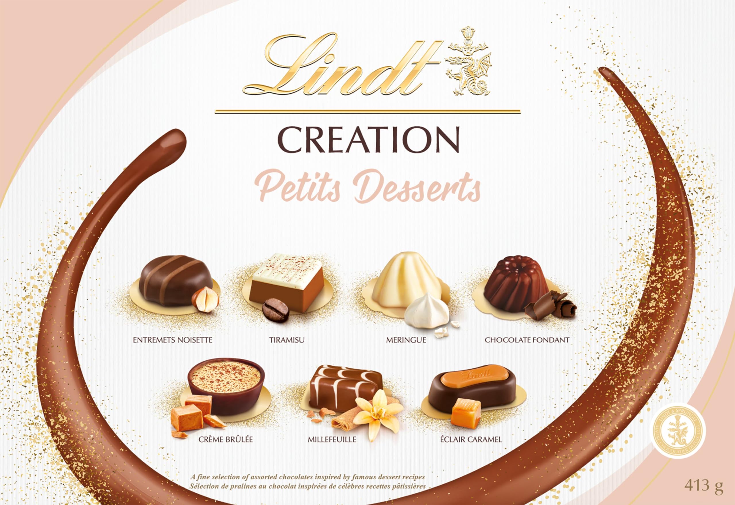 Caja De Regalo De Chocolates Surtidos Lindt Creation Dessert 41 Piezas
