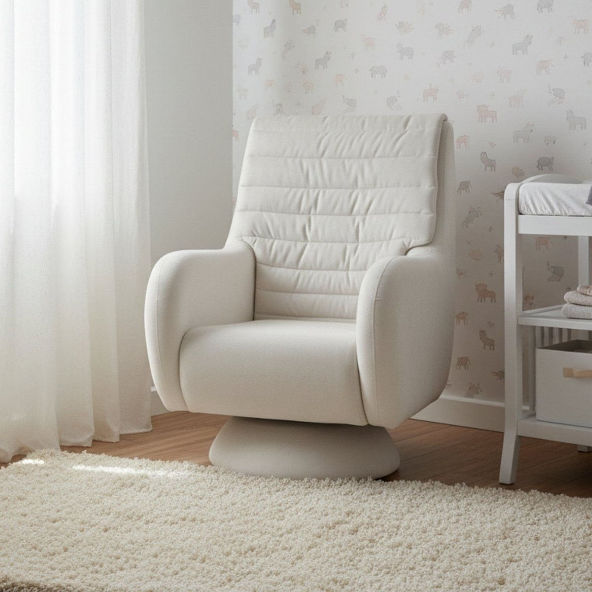 Poltrona De Amamentação Cone Fixa Zen Branco