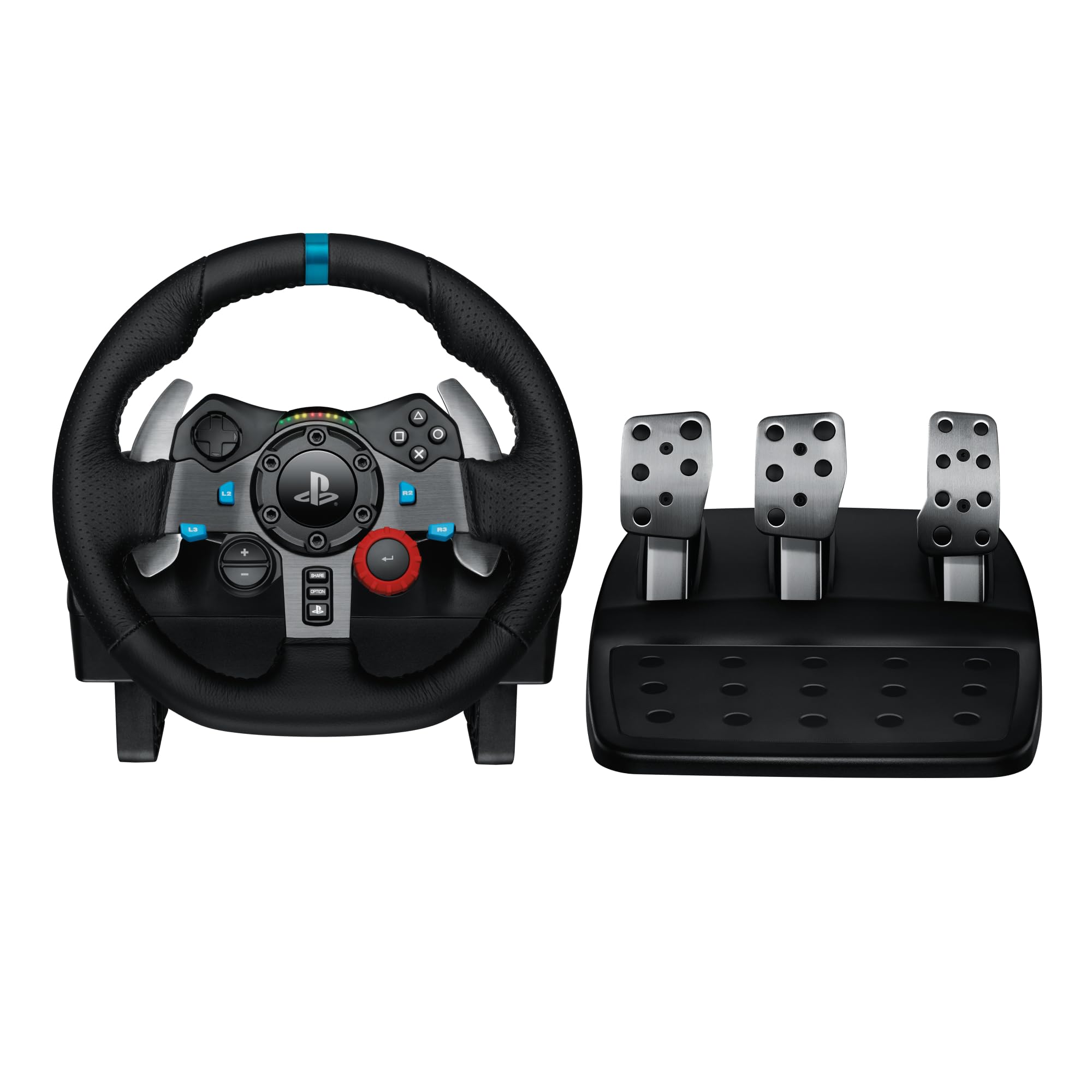 Volante De Corrida Logitech G29 Driving Force Com Pedais Para Ps5/ps4/pc