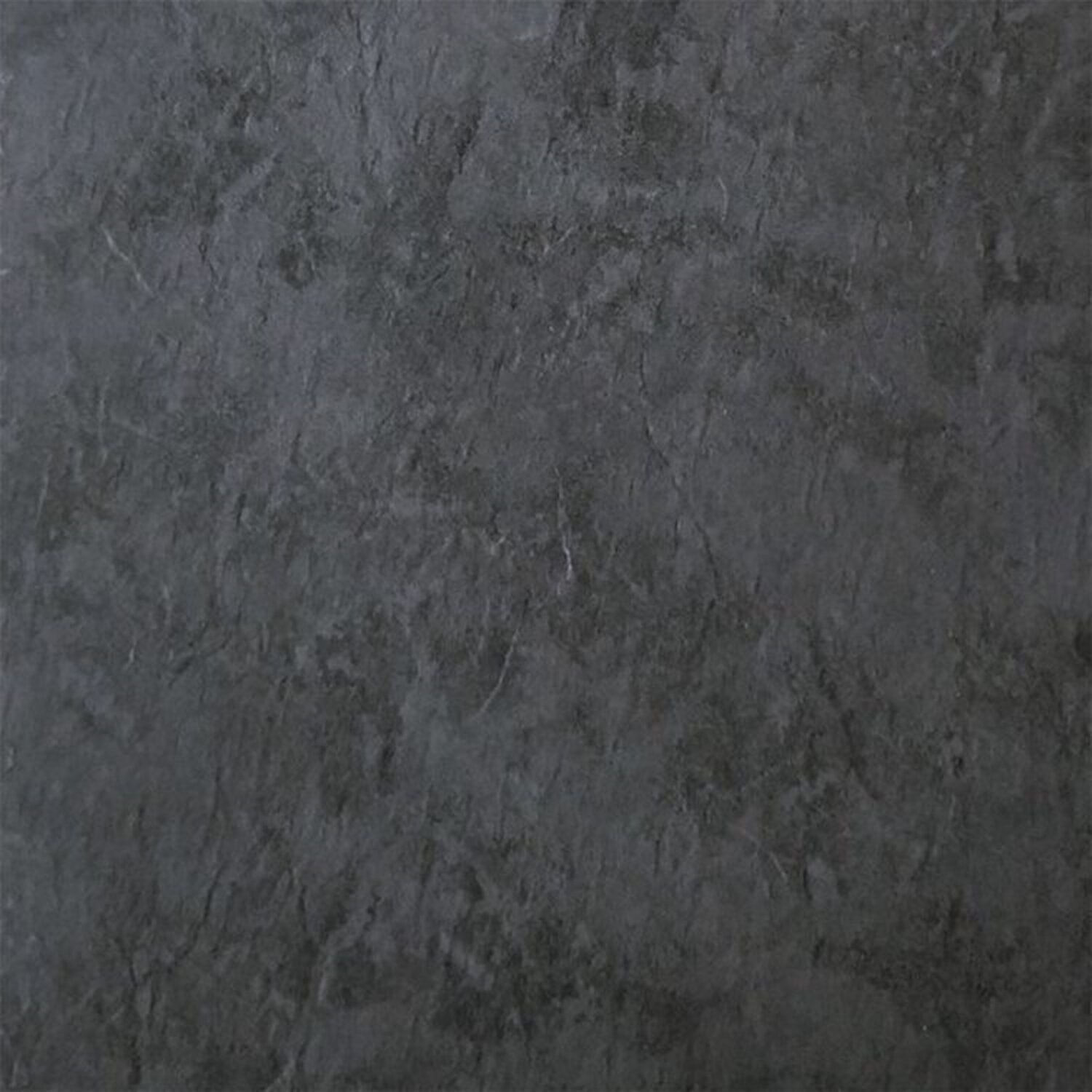 Kit 14,88m² Piso Vínilico Em Placa Pietra Placa 61cm X 61cm X 3mm Nero Nero