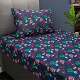 Jogo Lençol Avengers Vingadores 2 Peças Menino Com Elástico